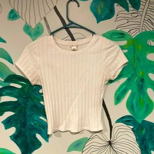 White tight crop top, Bozzolo